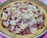 Foto langkah ke 9 dari resep Pizza smoke beef+nugget+sosis double cheesee.