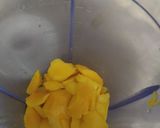 A picture of step 1 of Special Mango Kulfi.