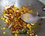 A picture of step 3 of Leftover chapathi mixture.