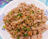 Hình bước làm 3 của món Thịt băm rang mặn ngọt