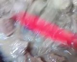 A picture of step 3 of Butt karahi.