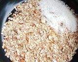 A picture of step 2 of Sesame Badam Chocolate Toffee.