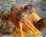 Foto del paso 13 de la receta: Albóndigas de frijol y arroz!!!😊🤔🤨🍝🍚🍘
