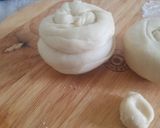 A picture of step 12 of White chapati (oiled thrice and rolled out twice).