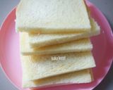 Foto langkah ke 1 dari resep Roti panggang keju Milo simple.
