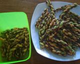 Foto langkah ke 11 dari resep Kue Tambang Coklat Pandan (Untir-Untir).