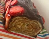Foto del paso 9 de la receta: Pionono de manzana con top de chocolate y fresones de temporada