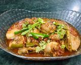 A picture of step 11 of Charsi karahi.