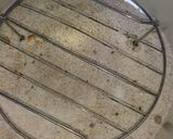 A picture of step 5 of Pattis on patela with ready-made paratha.