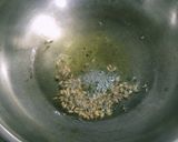A picture of step 2 of Raw turmeric sabji.
