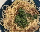 Foto del paso 4 de la receta: Espaguetis al Pesto con chicha