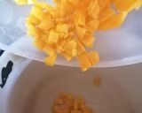 Foto del paso 6 de la receta: Panna cotta de chocolate, coulis de mango y pastisetas