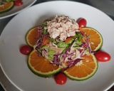 Hình bước làm 3 của món Salats rau xanh cá ngừ🐟