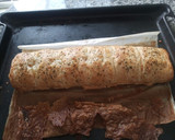 Foto del paso 13 de la receta: Hojaldre de mantequilla relleno de queso y pechuga de pavo lonchas finas