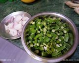 चटपटी भिंडी (Chatpati bhindi recipe in hindi) रेसिपी चरण 1 फोटो