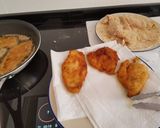 A picture of step 7 of Fried pesto chicken!!.