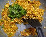 A picture of step 7 of Paneer Bhurji.