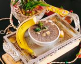 A picture of step 7 of Banana smoothie Bowl banana chia seeds smoothie Bowl.