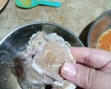 A picture of step 7 of Andey wala gosht.