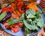 Une image de l'étape 1 de 🌮Wraps 🫔poulet 🍗 légumes 🍆🍠🌽🍅🫑 du soleil 🌶️.