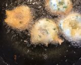 A picture of step 3 of Instant Suji Vada.