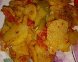 A picture of step 3 of Alu ki katliyan.