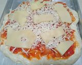 Foto langkah ke 6 dari resep Pizza tanpa ulen/no knead mudah lezat, gak pkai ribet.😊.