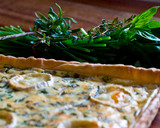 Foto del paso 1 de la receta: Quiche de quesos y hierbas aromáticas