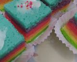 Foto langkah ke 4 dari resep Rainbow Cake Ny.Liem (kukus).