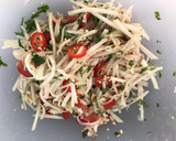 泰式涼拌杏鮑菇大頭菜 - 我的偽涼拌雞絲青木瓜的食譜步驟5照片