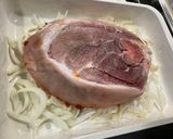 Une image de l'étape 6 de Rouelle de porc au four sauce barbecue.