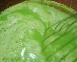Gambar langkah 2 resipi Puding Karamel Pandan Tanpa Telur.