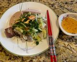 A picture of step 3 of Bánh cuốn Made with a Nonstick Pan.