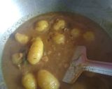 A picture of step 3 of Baby potatoes with Chana Dal.