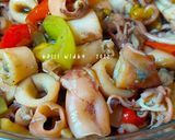 Foto langkah ke 4 dari resep Tumis cumi asin.
