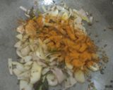 A picture of step 3 of Sweet and sour  Tomatoes and onion sabzi.