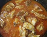 A picture of step 4 of Chicken Korma.