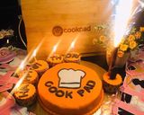 A picture of step 9 of Orange cupcakes.