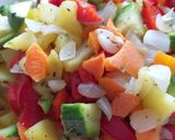 Foto del passaggio 4 della ricetta Pasta con verdure cotte al forno