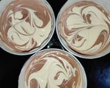Gambar langkah 6 resipi Nutella Marblelous Cake.