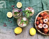Hình bước làm 4 của món Trà Vải Hoa Hồng