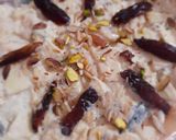 A picture of step 3 of Fruit Cream with nuts.