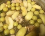 Hình bước làm 11 của món Canh Thịt heo nấu với táo và nho