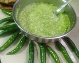 A picture of step 3 of Muli ki chutney.