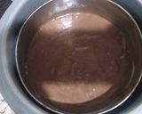 A picture of step 6 of Oreo Biscuit cake.