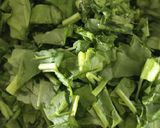 A picture of step 3 of Spinach with chana dal.
