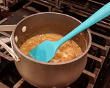 A picture of step 1 of Caramel Buttercream Frosting and Filing.