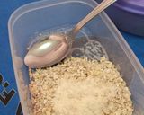 Foto langkah ke 1 dari resep Oatmeal Buah #sarapanku.