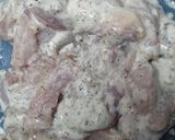 A picture of step 2 of Chicken Chilli.