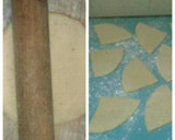 A picture of step 6 of Mahamri - Kenyan coastal breakfast meal.
